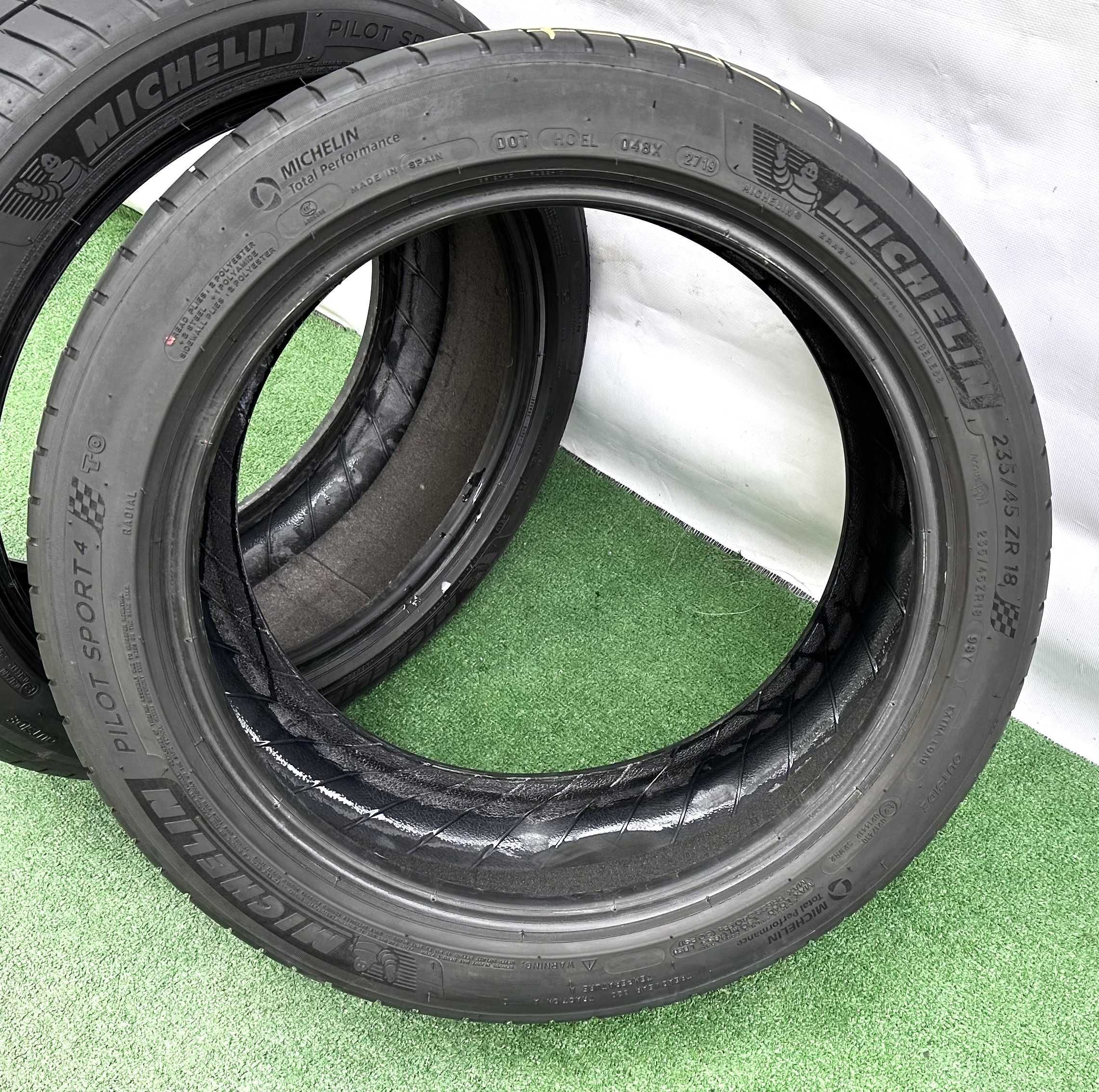 2бр 235/45r18 MICHELIN PILOT SPORT 4 летни