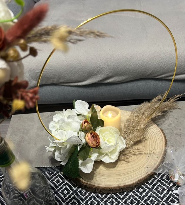 Сватбена украса за маси