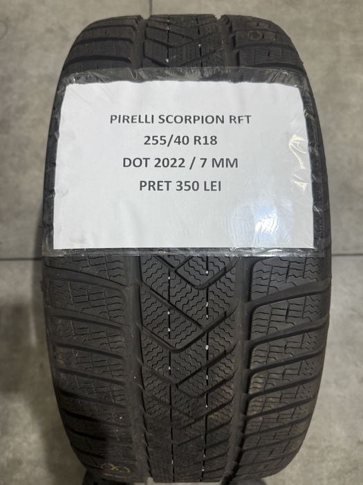 O anvelopa   iarna.  255/40 R18   Pirelli  Scorpion