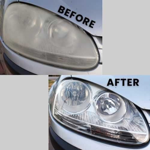 Reconditionare Faruri cu polimer.