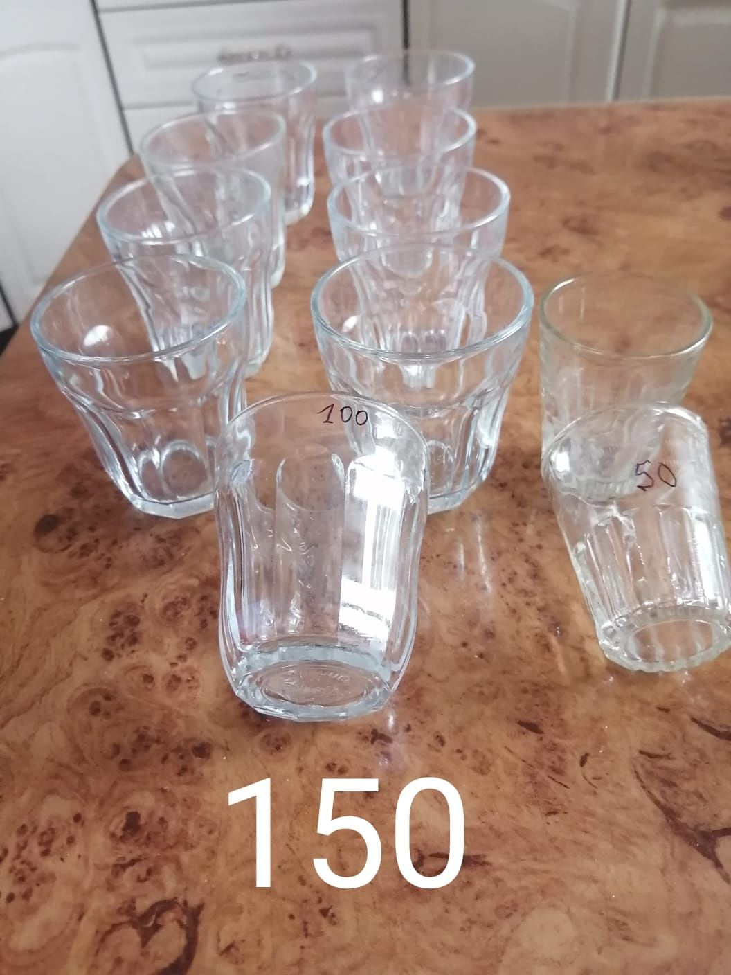 стаканы и стопки стекляные советские