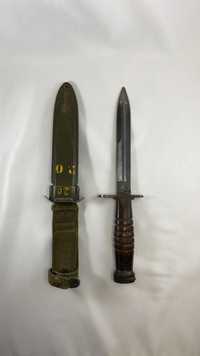 Baioneta US M4 din WW2 pentru carabina M1 originala veche de colectie