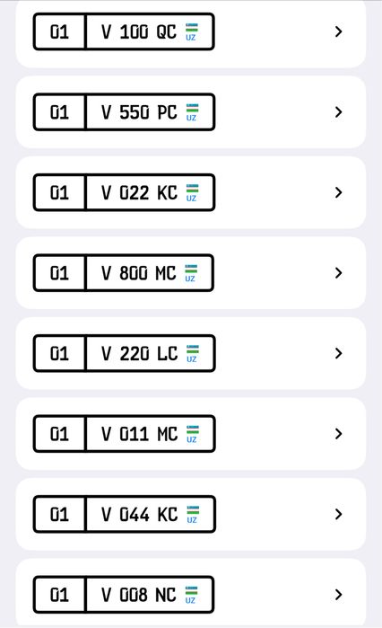 Avtoraqam Oberamiza nomizga tez sifatli