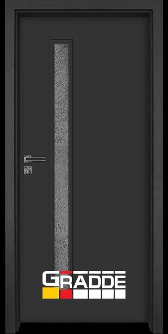 Интериорна врата Граде, модел Wartburg, Антрацит Мат