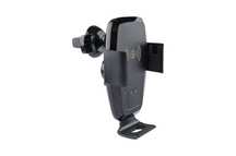 Suport auto cu incarcator wireless Amio PHW-04, fixare grila ventilatie, incarcare Qi, reglabil