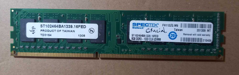 memorii desktop PC calculator DDR3 8GB 1600 1333 kit 16GB 2 x 8GB