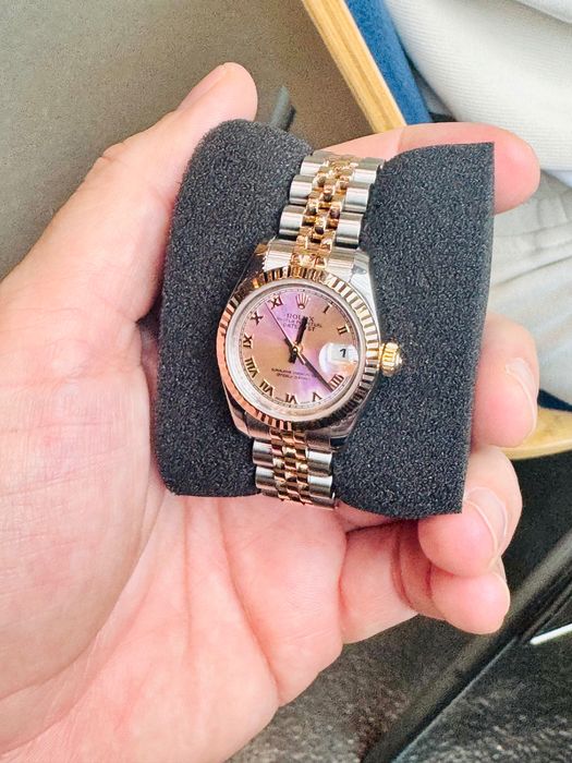Rolex Datejust Aur Rose Otel Acte An 2006  Dial Rose Jubilee Automat