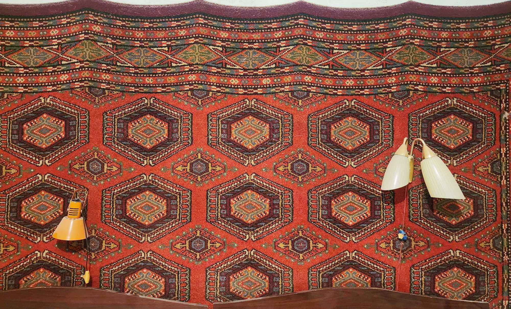 Винтажный шерстяной ковер 1, 92 м х 3, 17 м