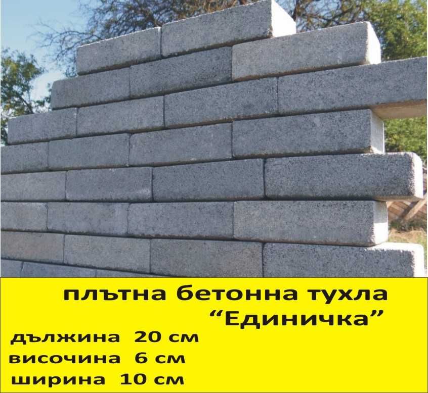 бетонни ТУХЛИ за шахти и резервоари