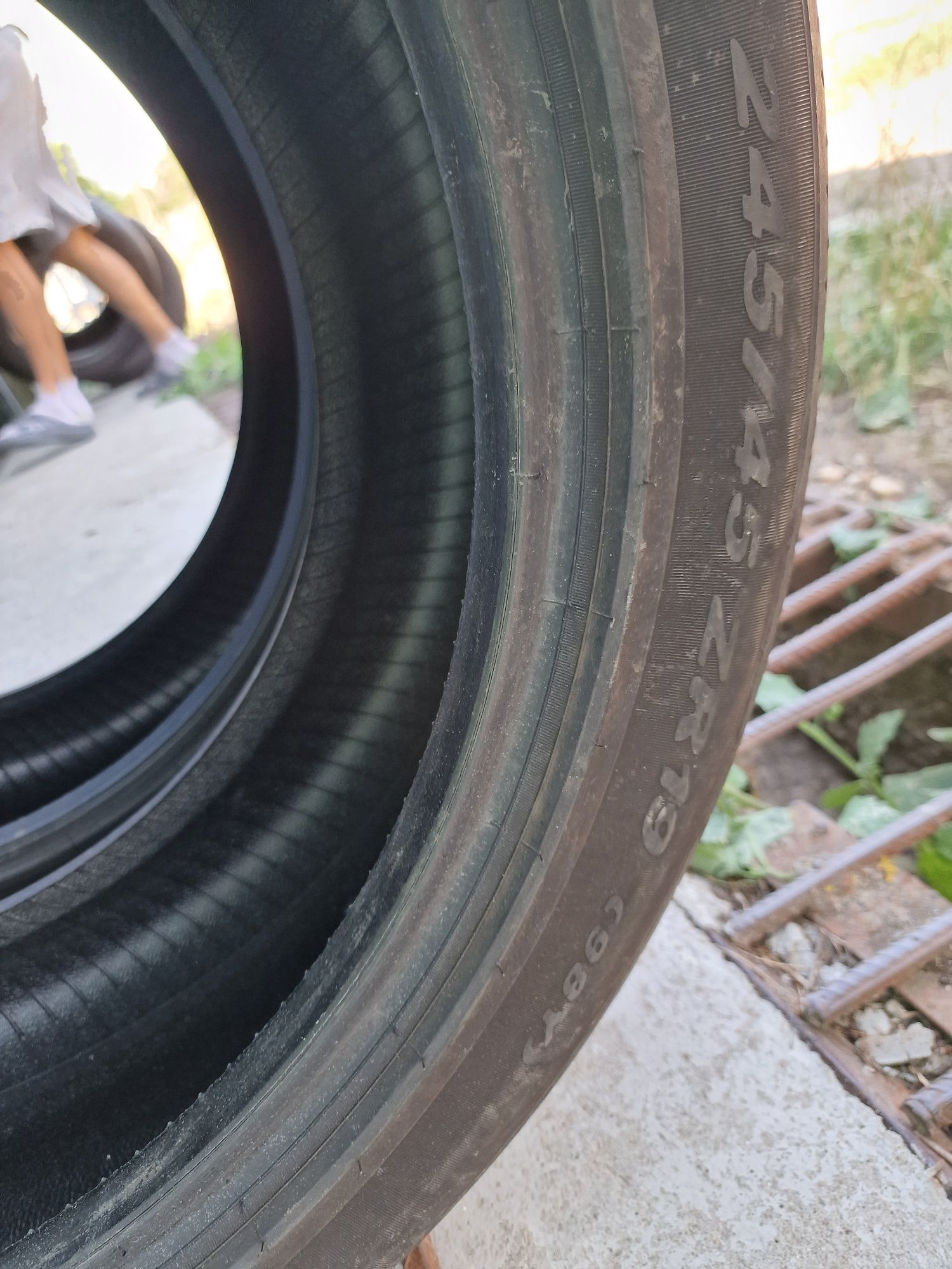 Anvelope 245/45R19 marca Pirelli, DOT 2021,7 mm