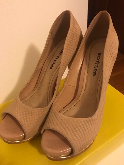 Италиански обувки естествена кожа