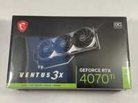 MSI GeForce RTX 4070 Ti VENTUS 3X E 12G OC Gaming Graphics Card