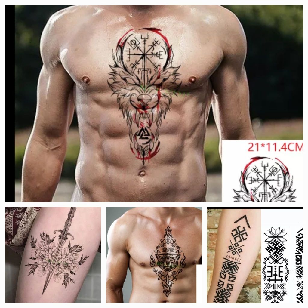 Tatuaje temporare tatuaje aplicare rapidă cu apa Tatoo evenimente Foto