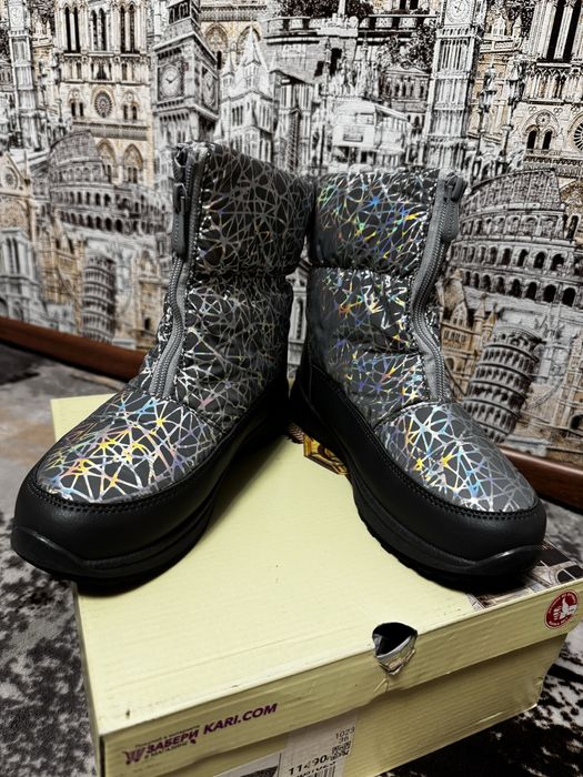 Зимние дутики-сапоги женские