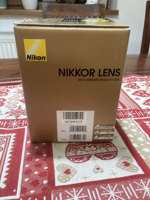 Obiectiv Nikon 50mm f1.8G