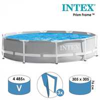 INTEX бассейн каркасный BASEYN стойка бассейн 305×305×76