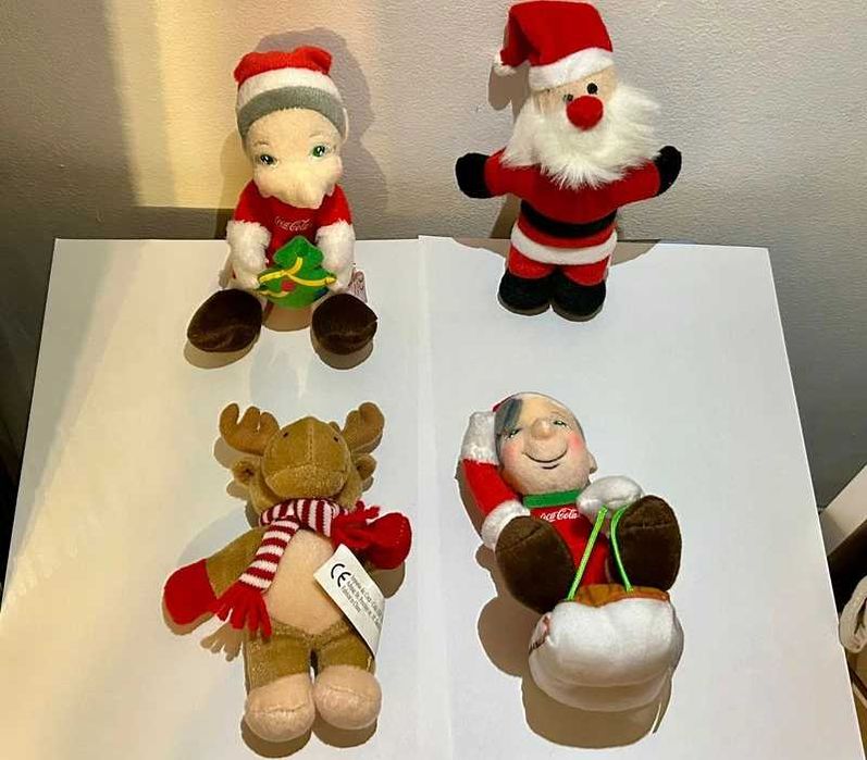 Plușuri RARE Coca Cola Crăciun
