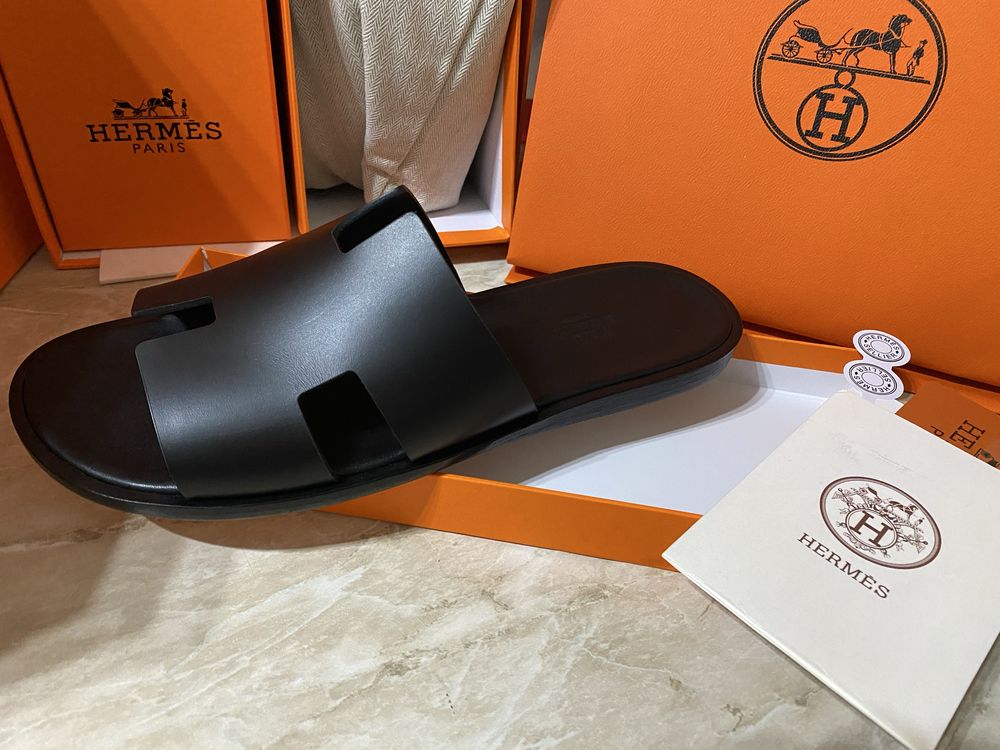 Papuci Hermes Premium fullbox