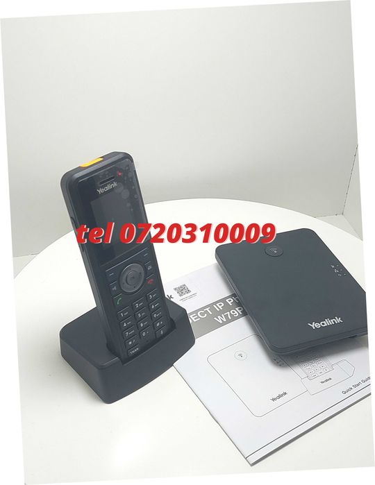 Yealink W79p Telefon Ip Negru 20 Linii Tft Wifi 10 Sip