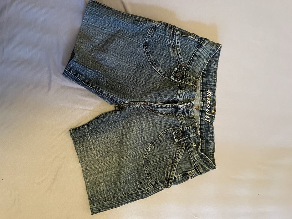 Pantaloni dama scurti blugi 42