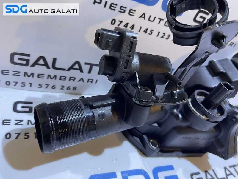 Corp Carcasa Suport Termostat Senzor Apa Renault Megane 4 1.5 DCI 2015 - Prezent Cod 110608431R[S0336]