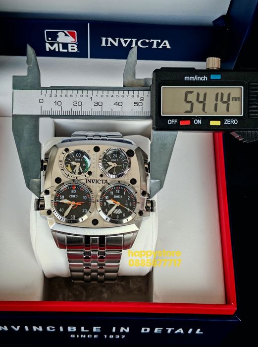 INVICTA Zulu Silver 54 mm, Инвикта нов ръчен часовник