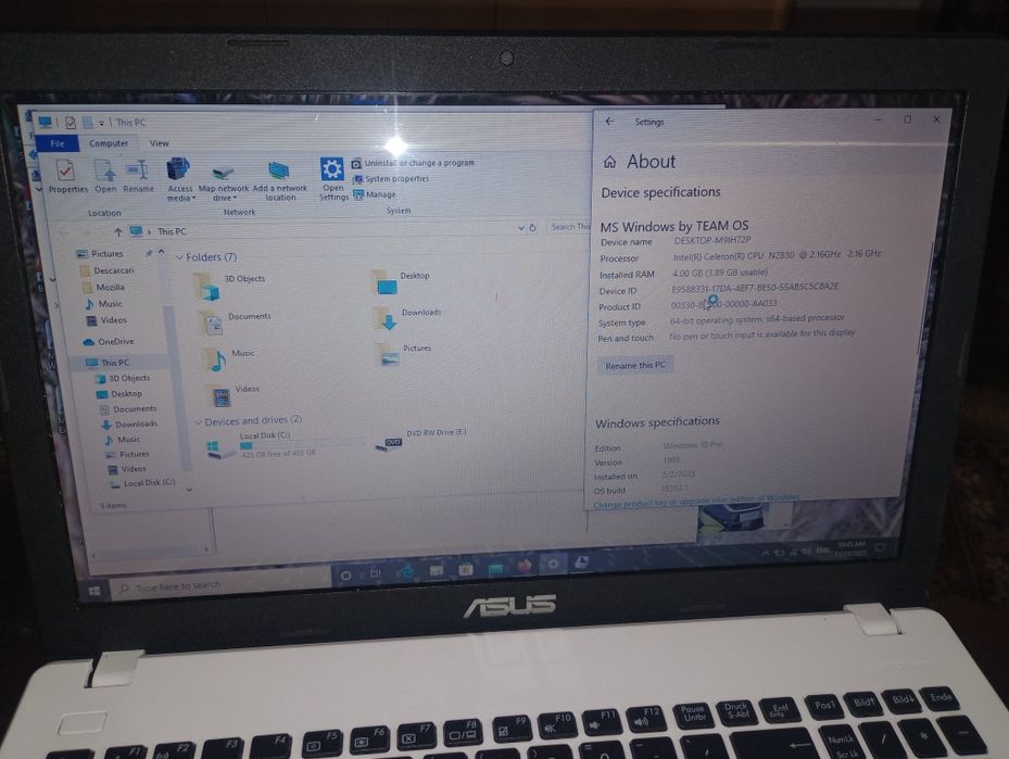 Asus x551, 500 GB, display mare, Windows 10+ Office, ieftin