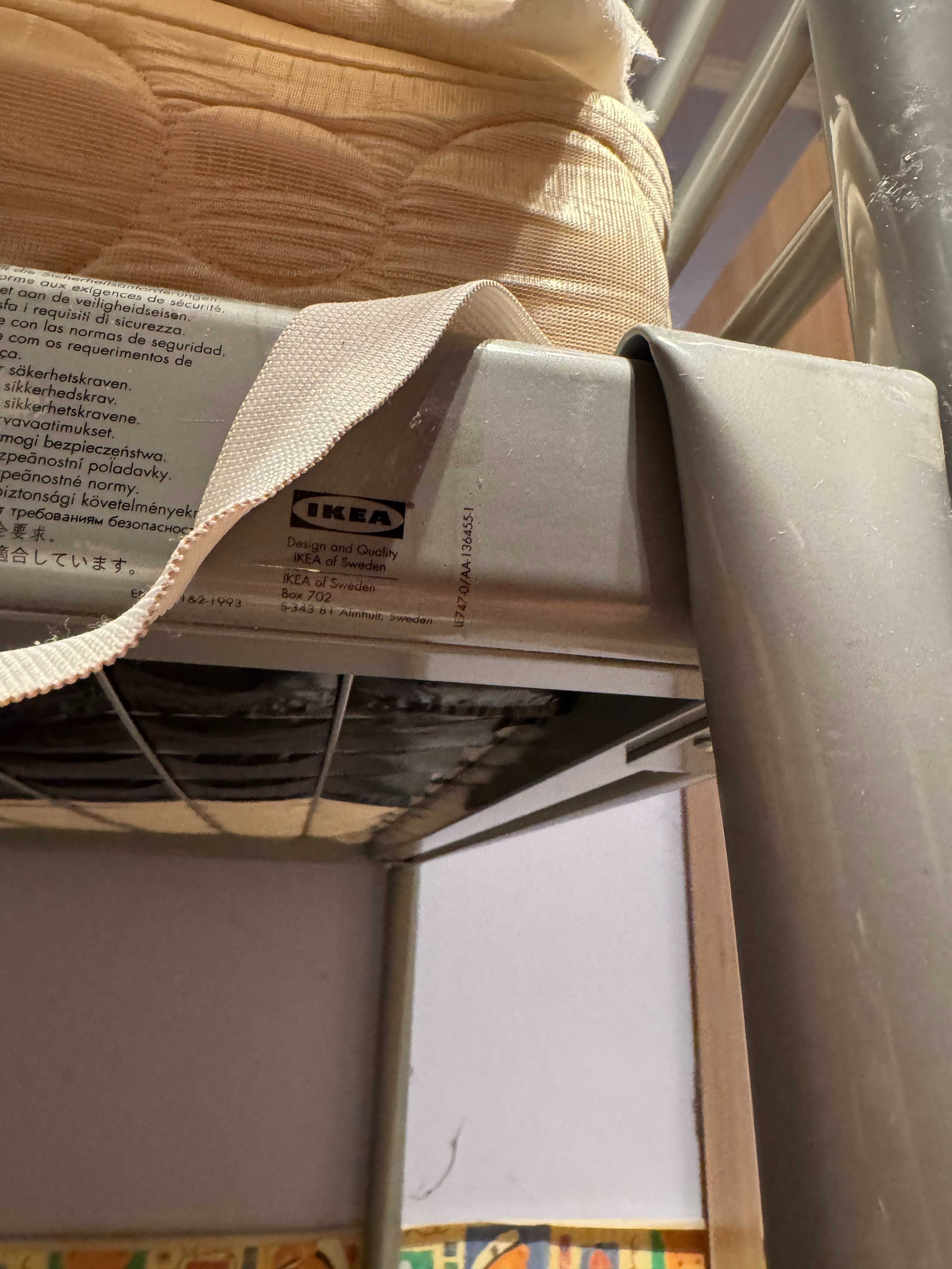 Двуетажно легло 90x200 IKEA SVÄRTA