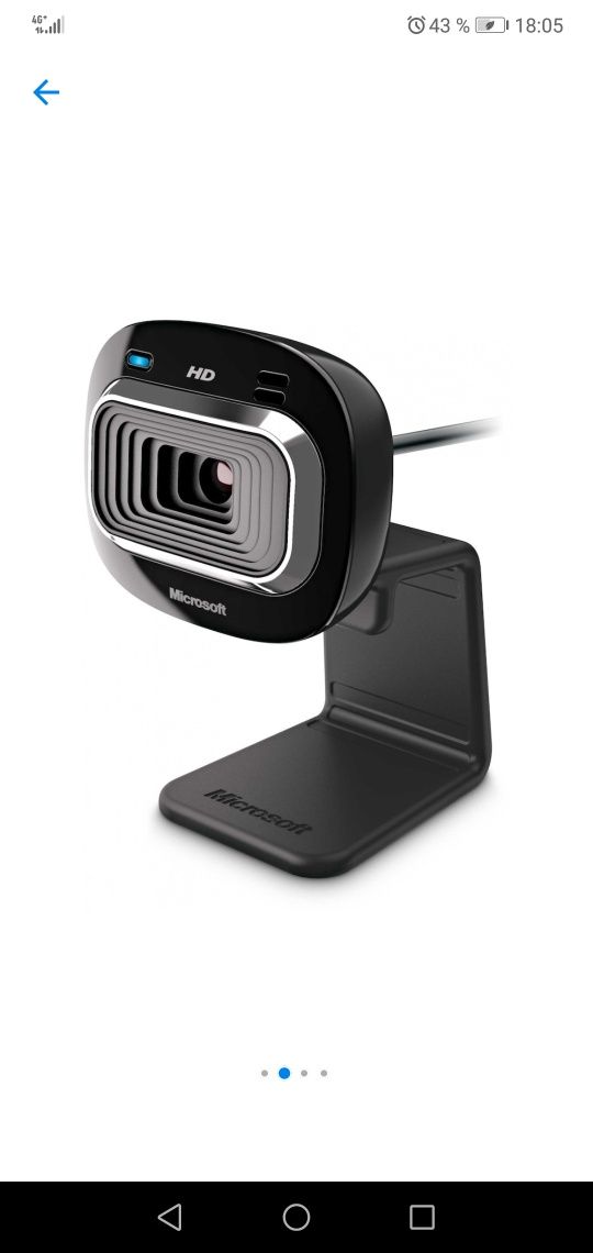 Camera Web Microsoft LifeCam HD-3000, HD, Negru