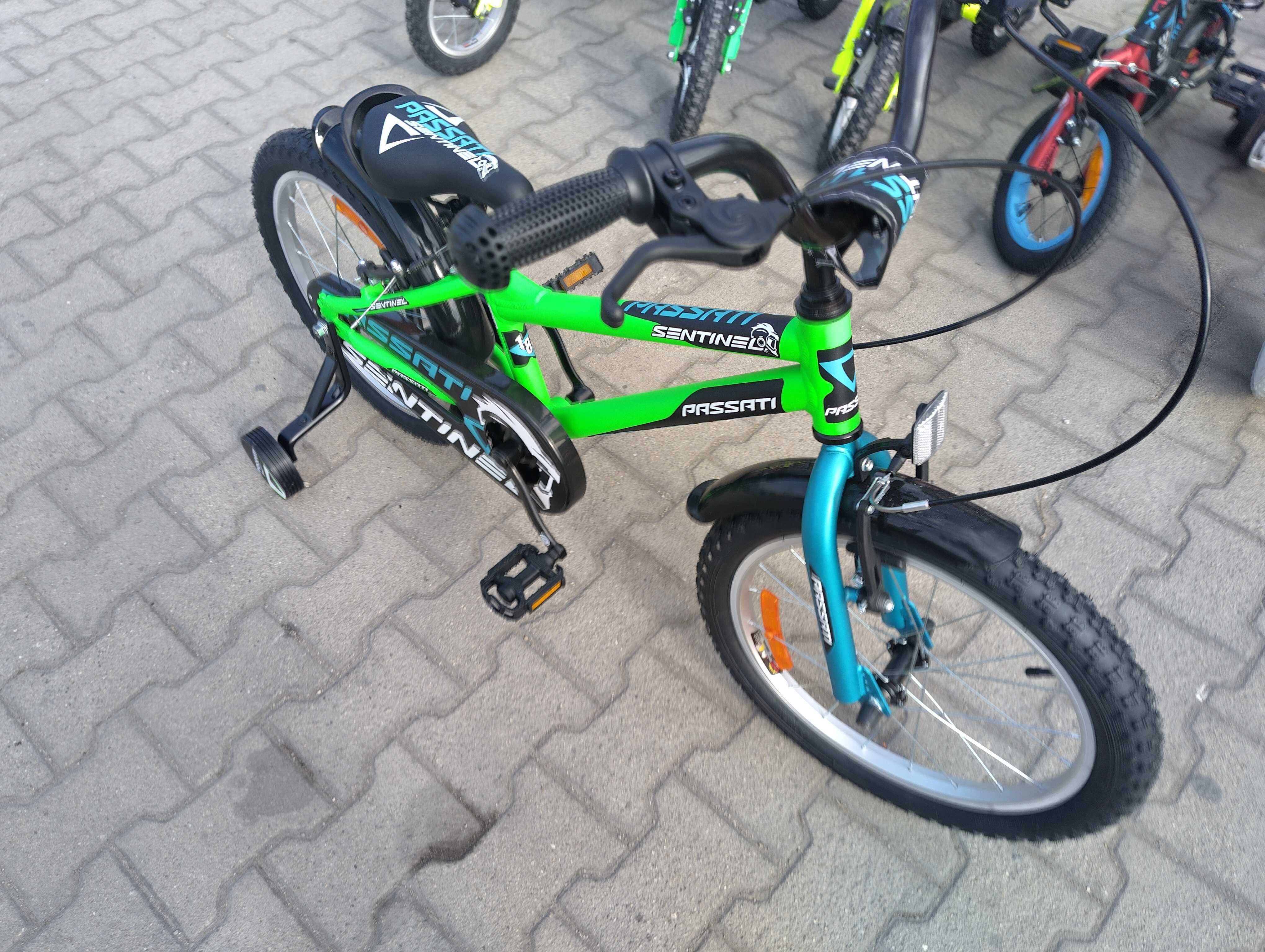 PASSATI Алуминиев велосипед 18" SENTINEL зелен