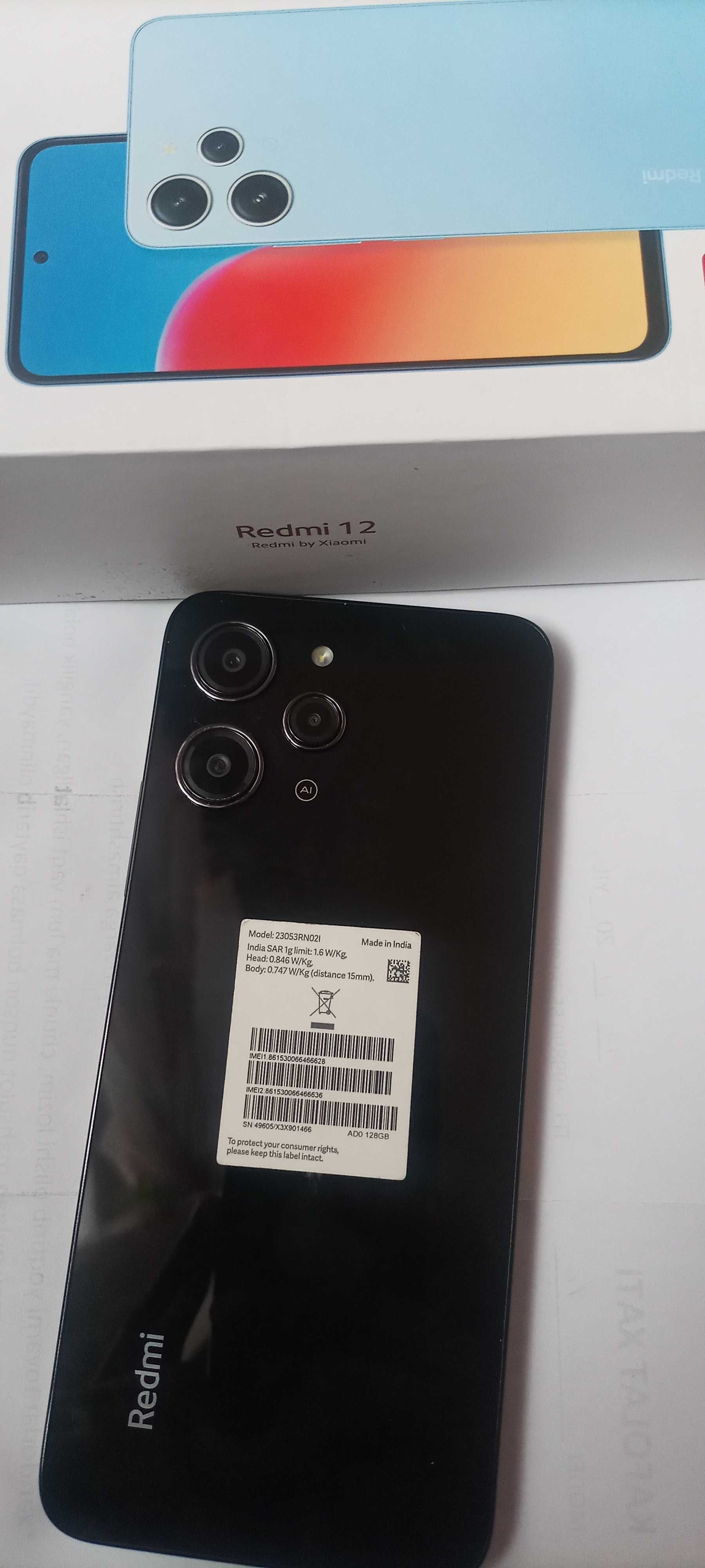 Redmi 12 ishlatilmagan.