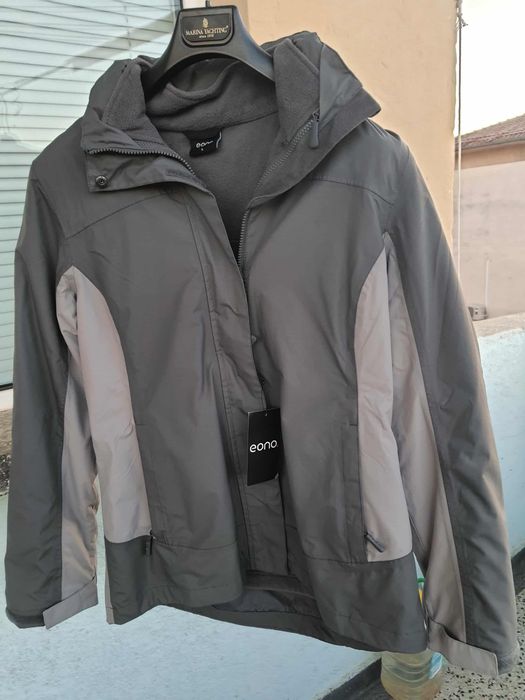 Дамско яке 3 в 1,тъмно сиво ,l