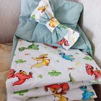 Детское одеяло комплект с подушкой