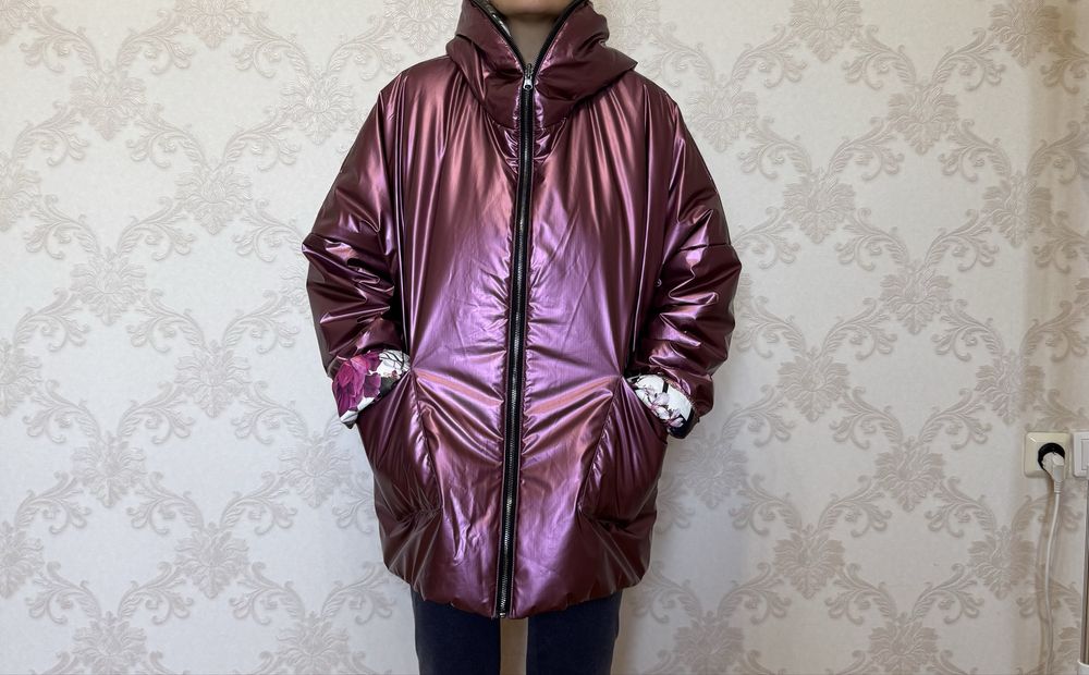 Куртка новая размер 48-52 оверсайз