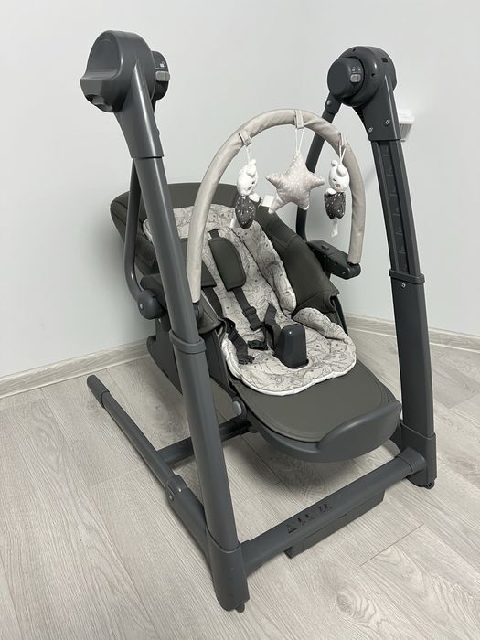 Бебешка люлка и столче за хранене 2в1