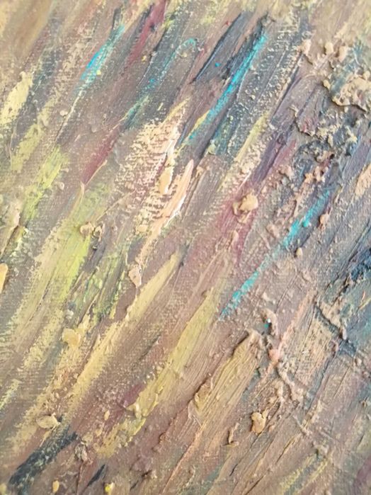 Tablou reproducere Vincent Van Gogh- pictura in cutit, realizat manual