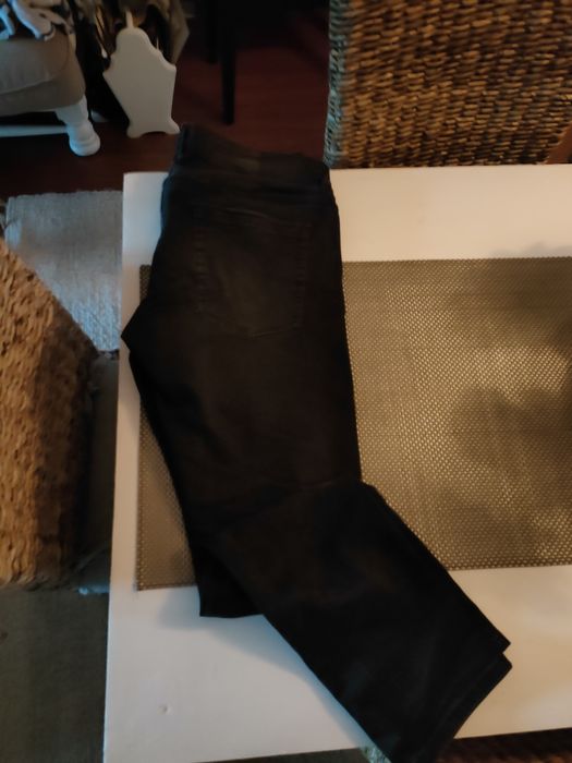 Pantaloni negrii smog 36/34 puțin purtati