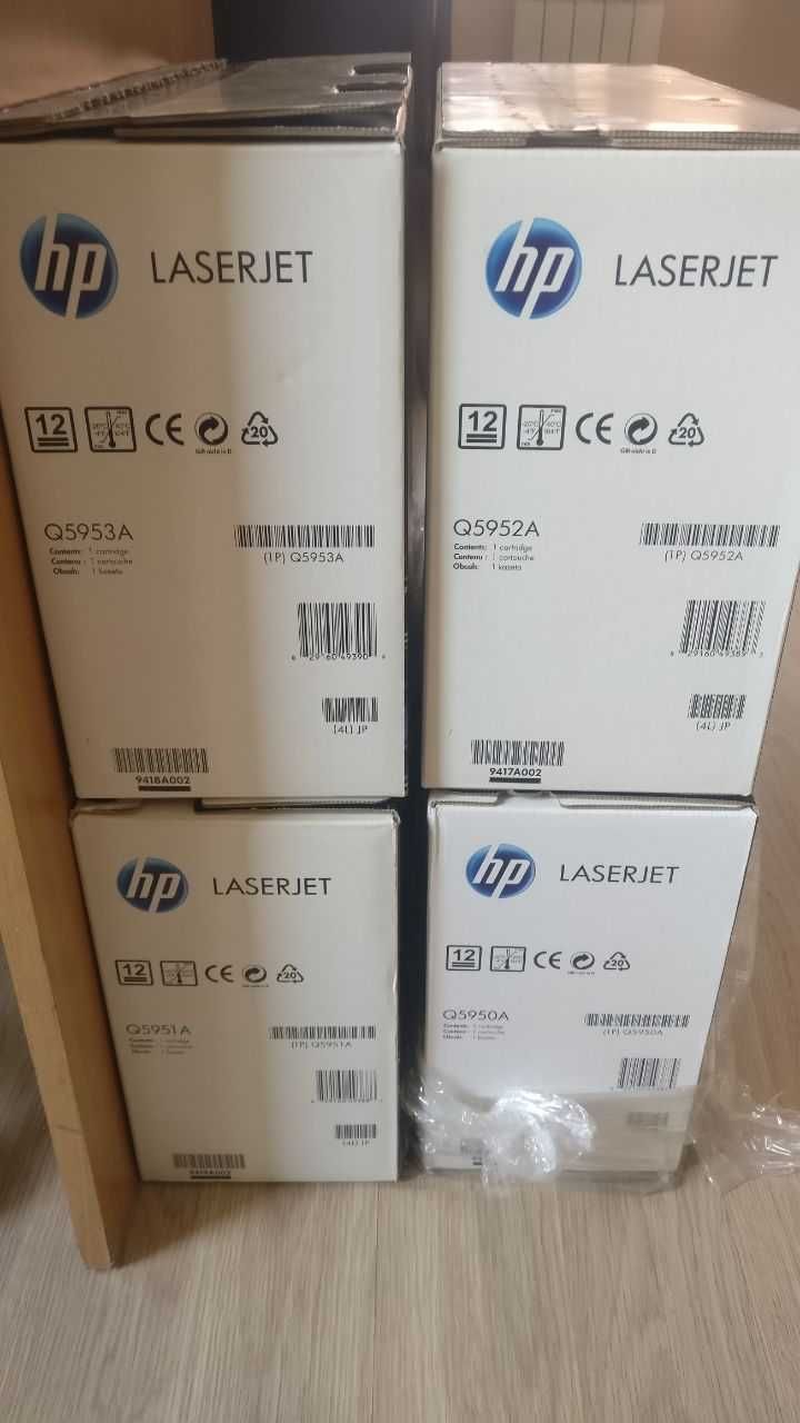 Комплект картриджей для HP Color LaserJet 4700, 643A оригинал