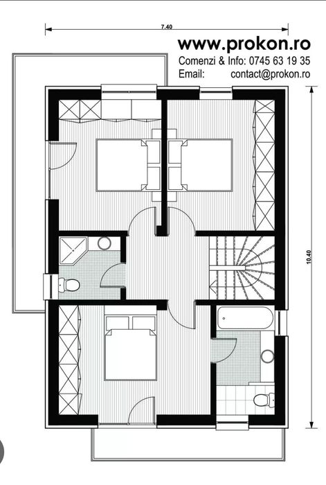 Vand casa de locuit pe structura metalica