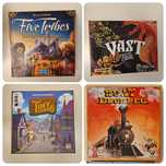 Настолни игри - Five Tribes, Vast, Tiny Towns, Fuse, Escape room