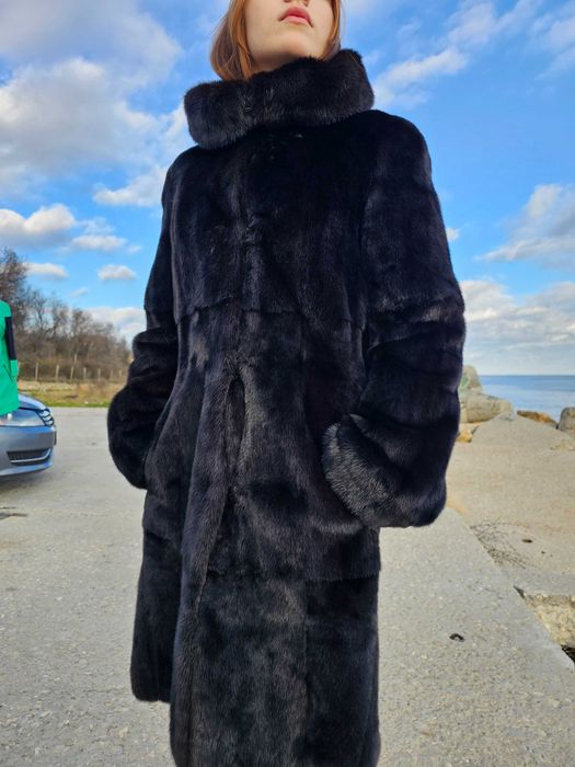 Отстъпка Палто от норка Black Nafa Italy