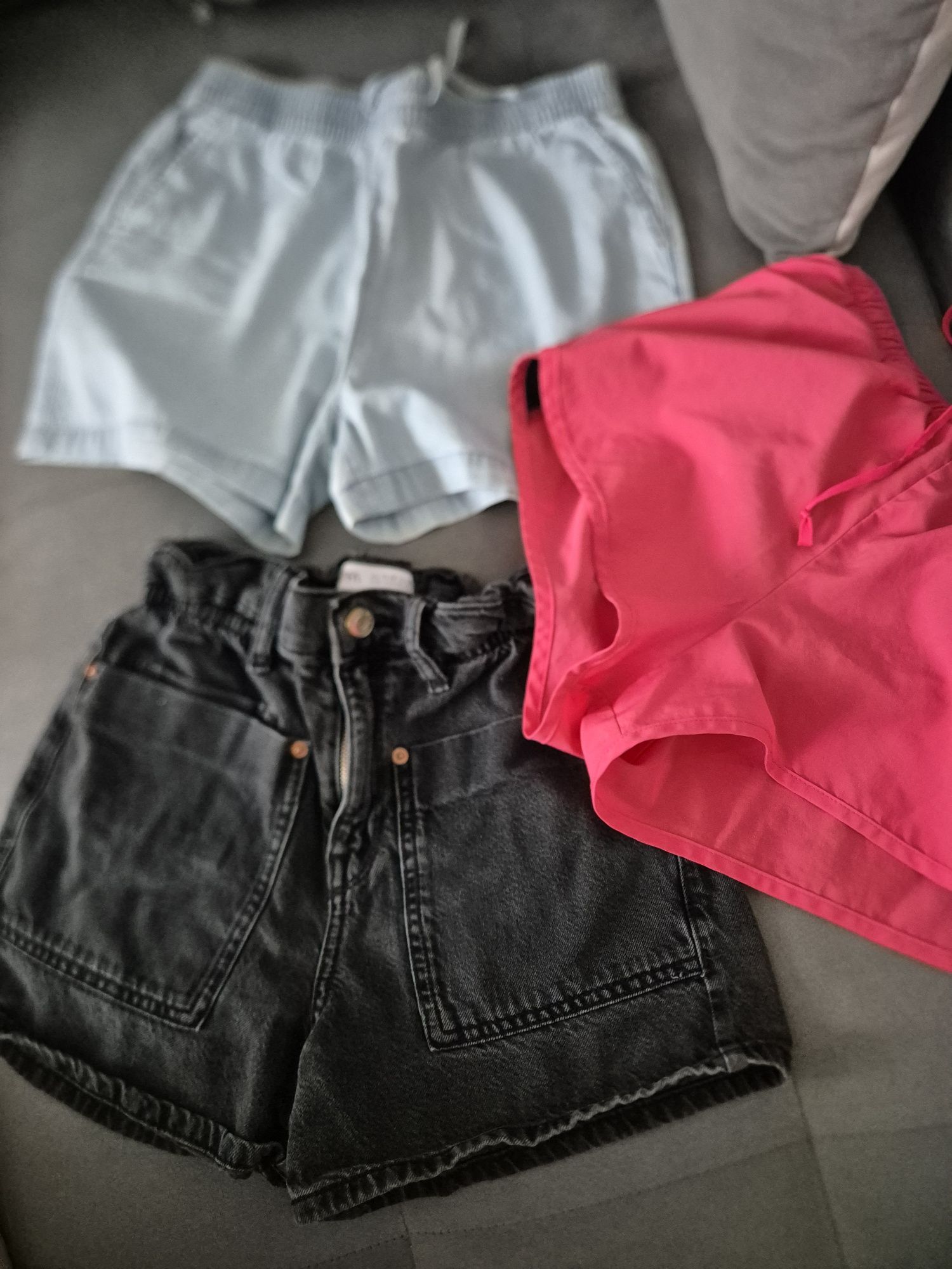 Три чифта къси панталонки ръст 152см Nike Zara Only