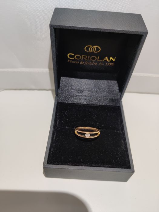 Inel aur 18k cu diamant