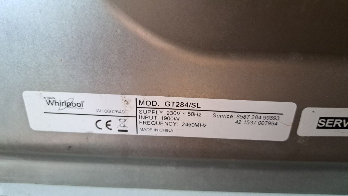 Микровълнова фурна с грил Whirlpool