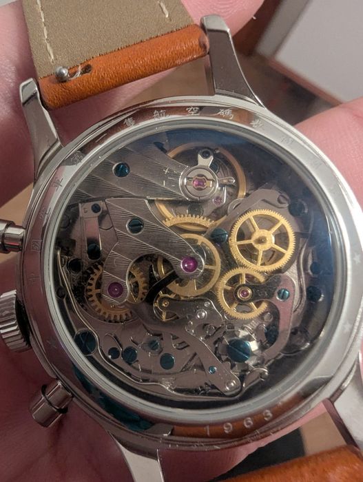 Seagull 1963, 38mm сапфир