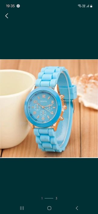 Ceas dama Geneva Silicone Watch Fashion