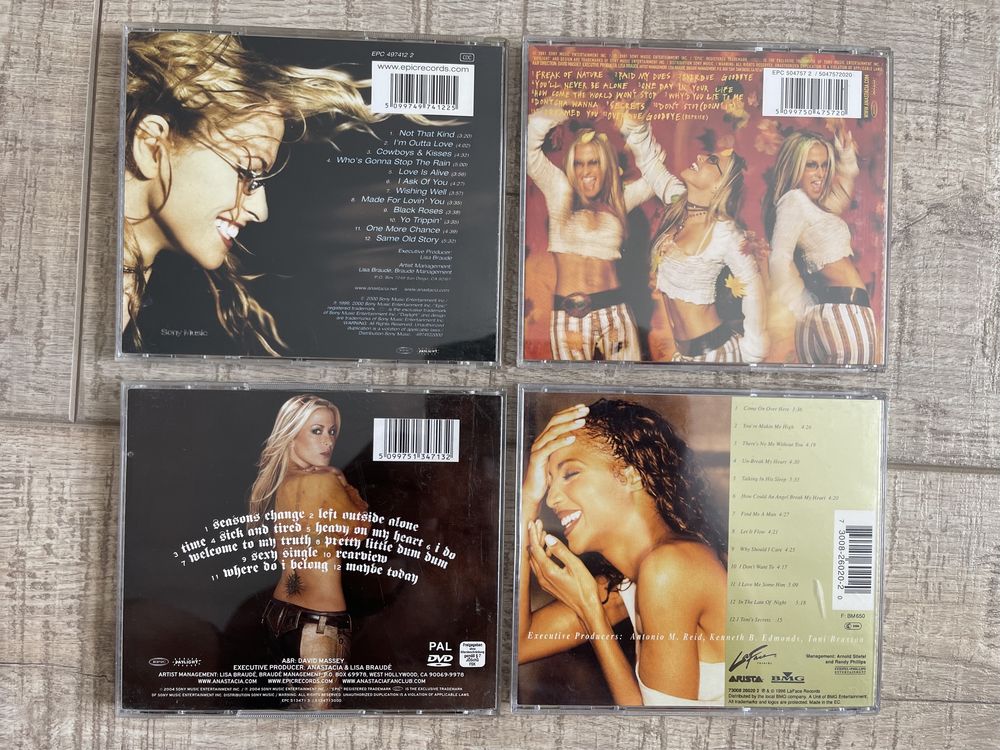 Cd Spice Girls, Eternal, No Angels, Usher, Anastacia, 3T, All Saints