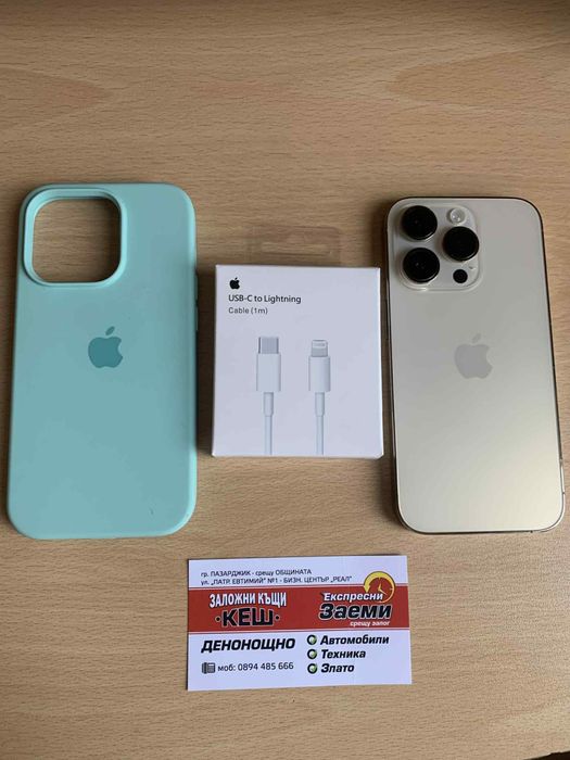 Възможен бартер/ Iphone 14 pro 128gb/ Gold