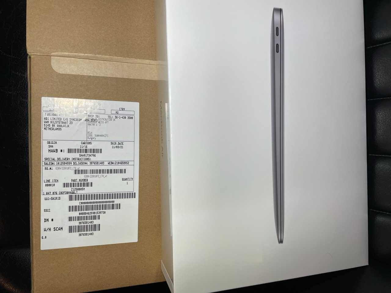 MacBook Air 13",  M1, 16GB, SSD 1TB, удължена гаранция до 18.04.2026г.