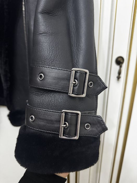 Натуральная дубленка авиатор